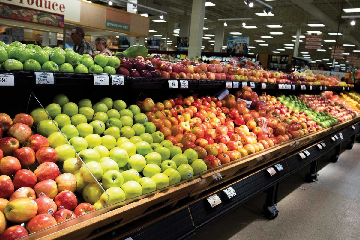 Fruits and Vegetable display racks