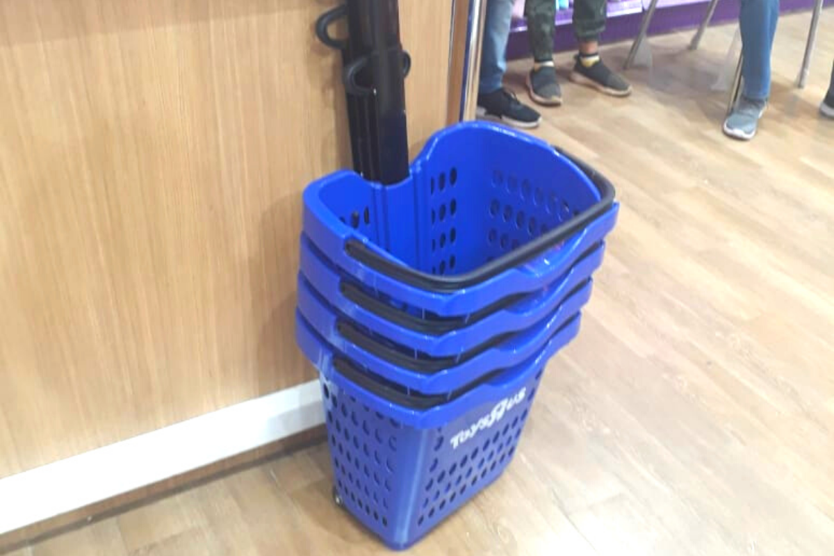 Baskets and trollies